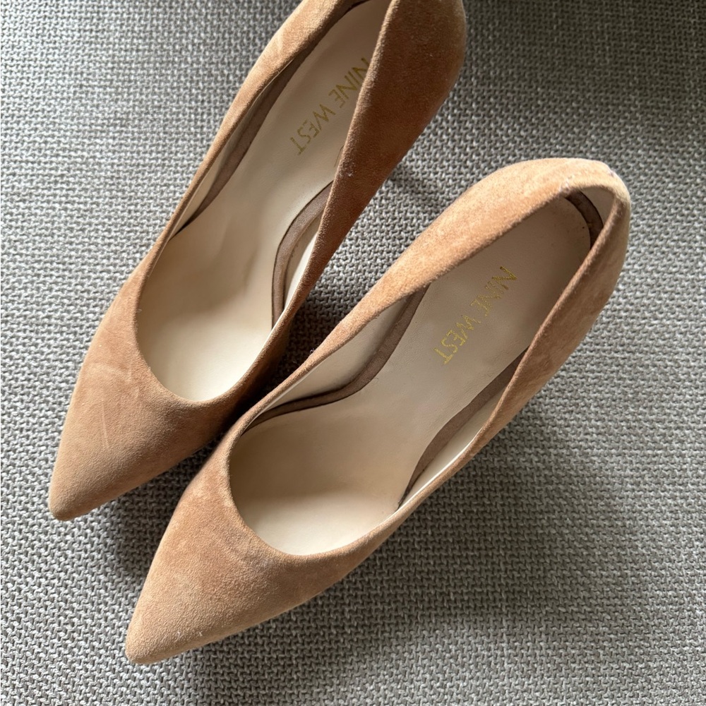 Nine West Tan Suede Women's Heels